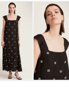 ★Worn Once! Org.$920 MERLETTE Rossetti Beaded Dress Black Size S★